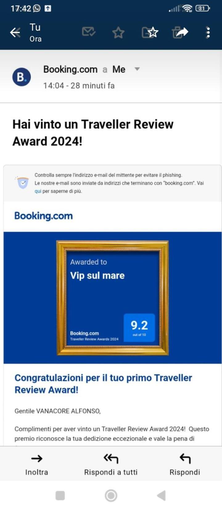 Vip Sul Mare Bed & Breakfast Castellammare di Stabia Ngoại thất bức ảnh